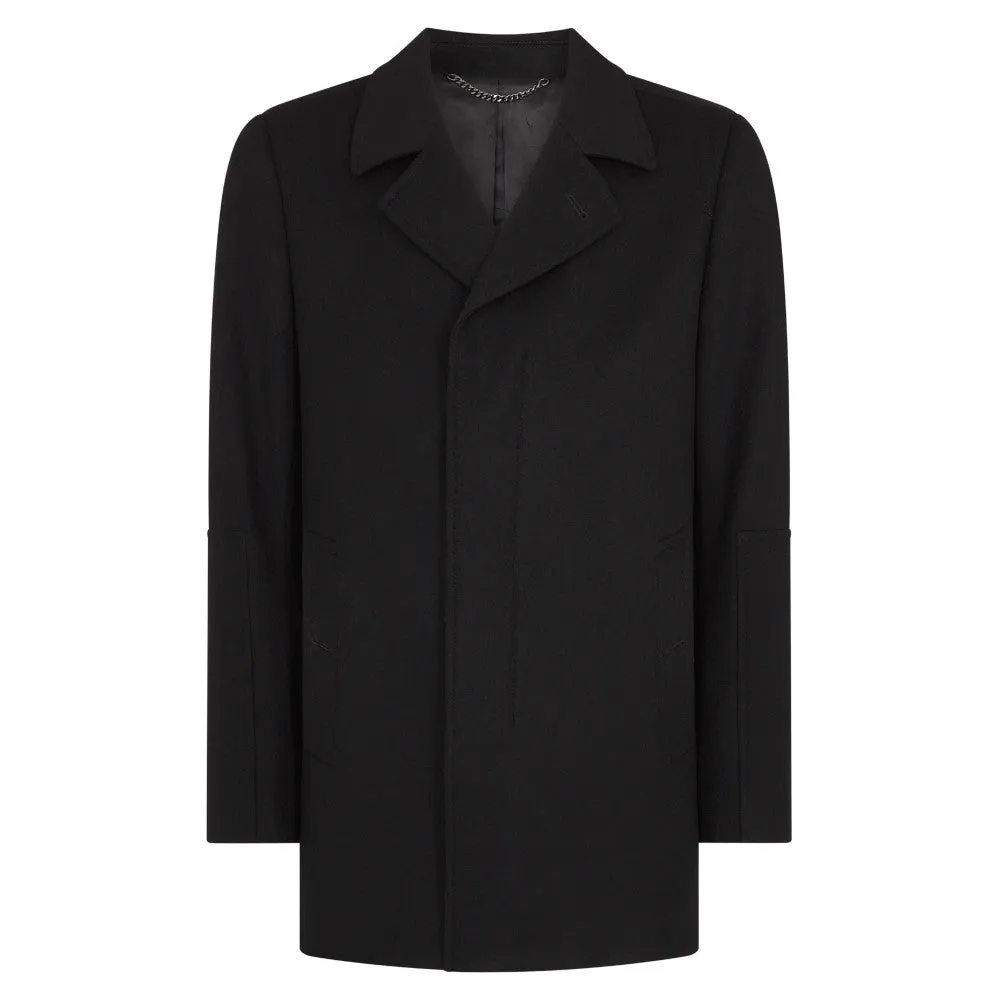Remus Uomo 90700 00 Black Lochlan Overcoat