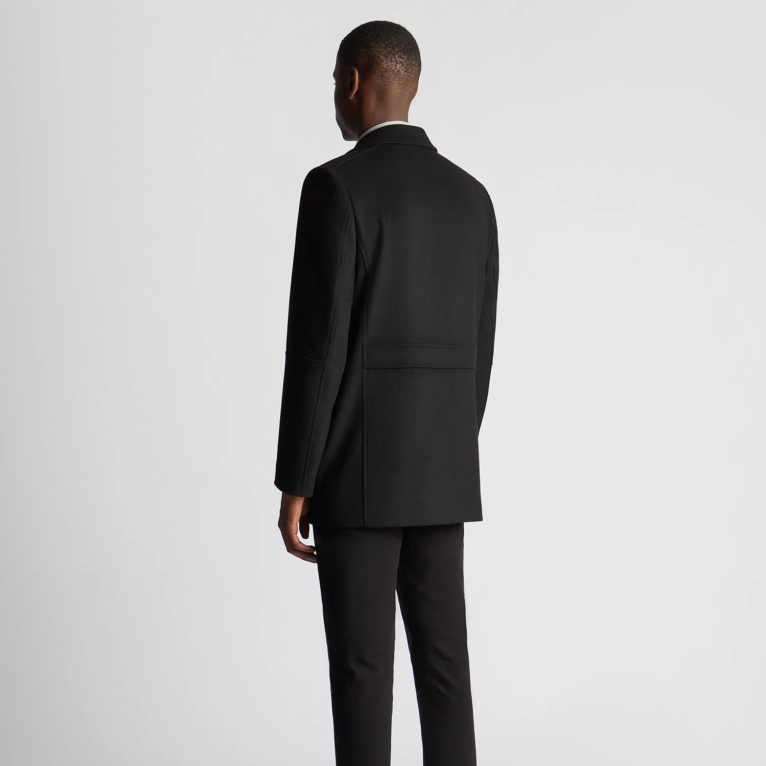 Remus Uomo 90700 00 Black Lochlan Overcoat