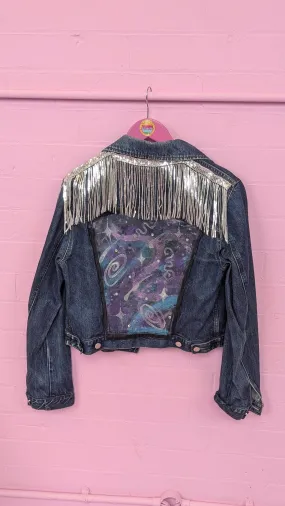 Rework Denim Jacket in Fairy Dust
