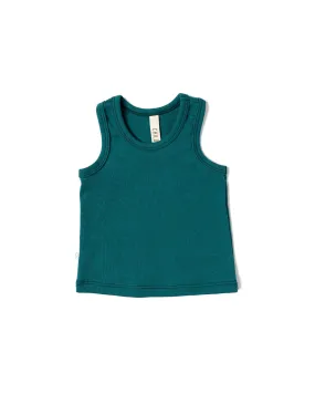 rib knit tank top CO - bayou