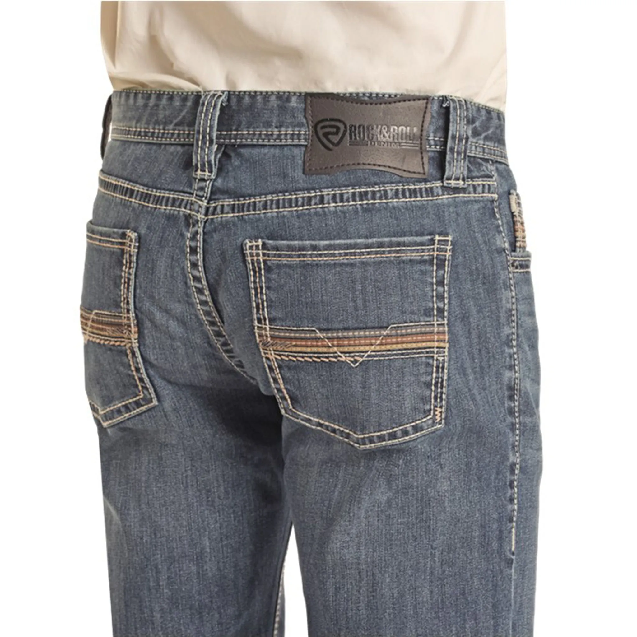 Rock & Roll Men's Slim Fit RevolverJean