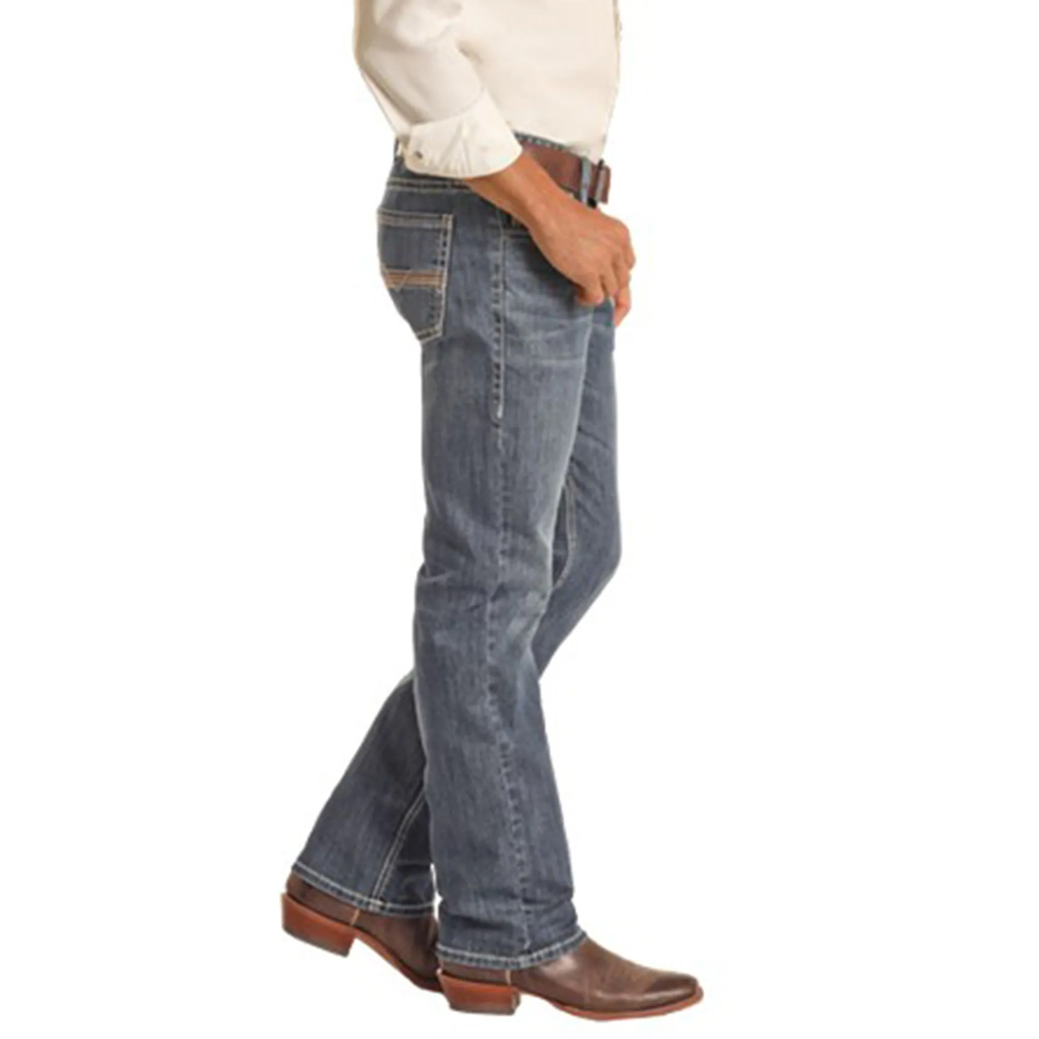 Rock & Roll Men's Slim Fit RevolverJean