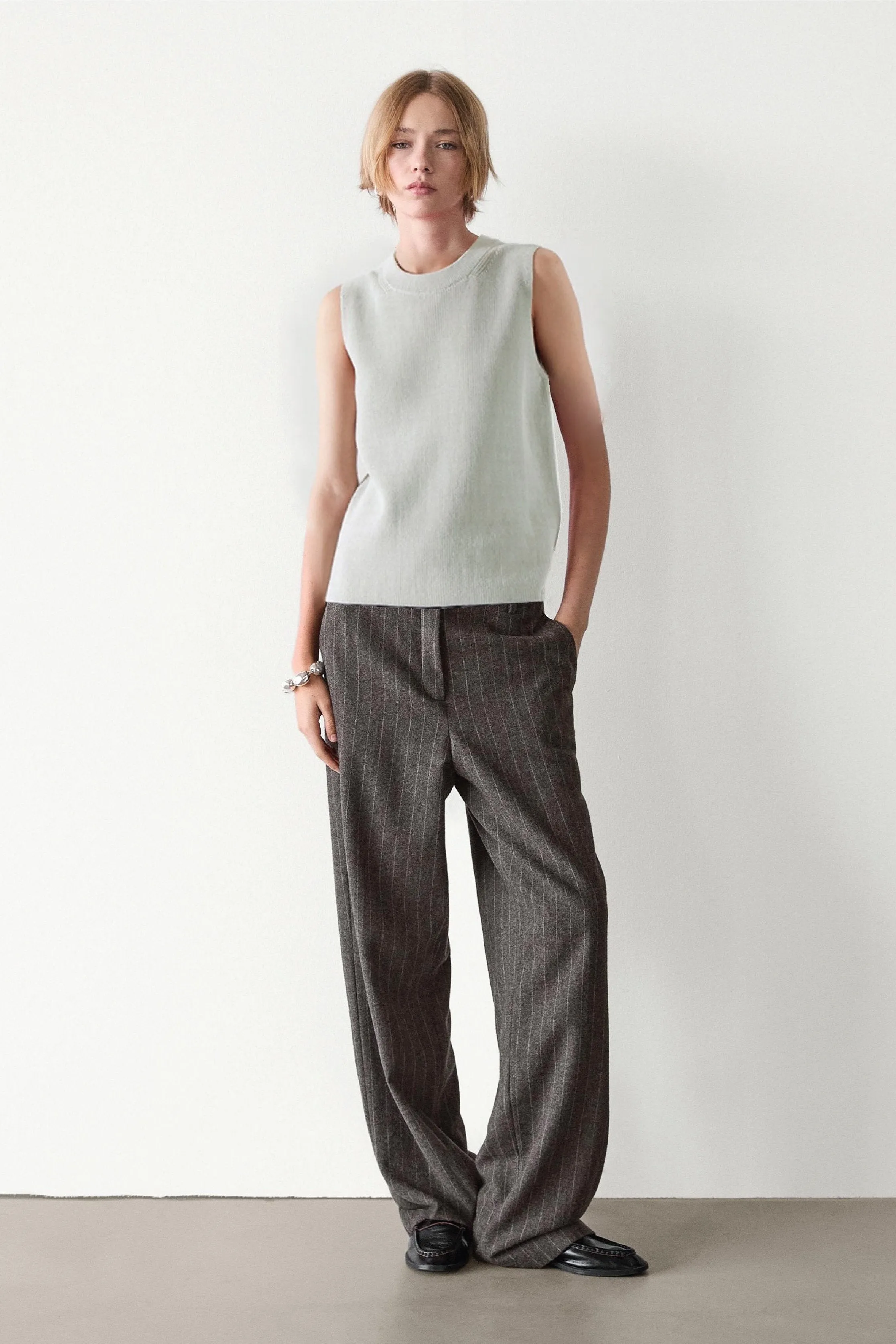 Round Neck Knit Top