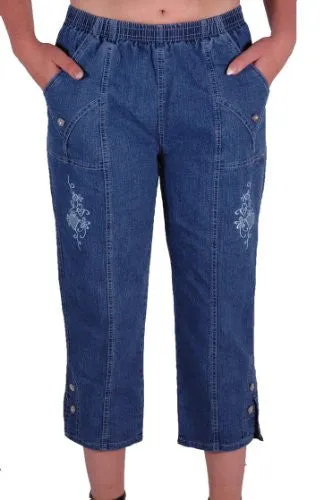 Royelle Denim Capri
