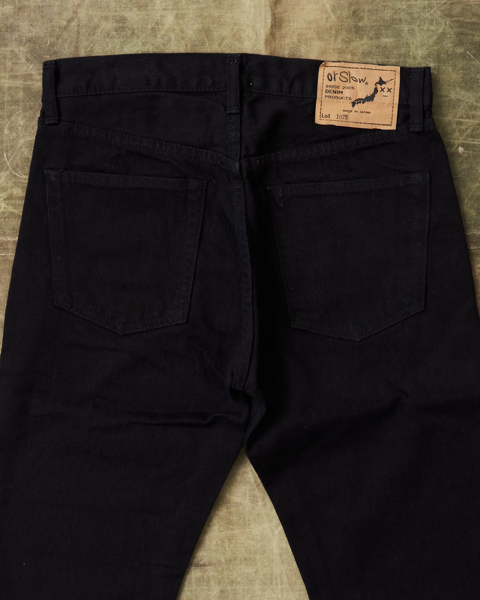 Second Hand OrSlow 107 Slim Fit Jeans Black EU XS / JPN 1