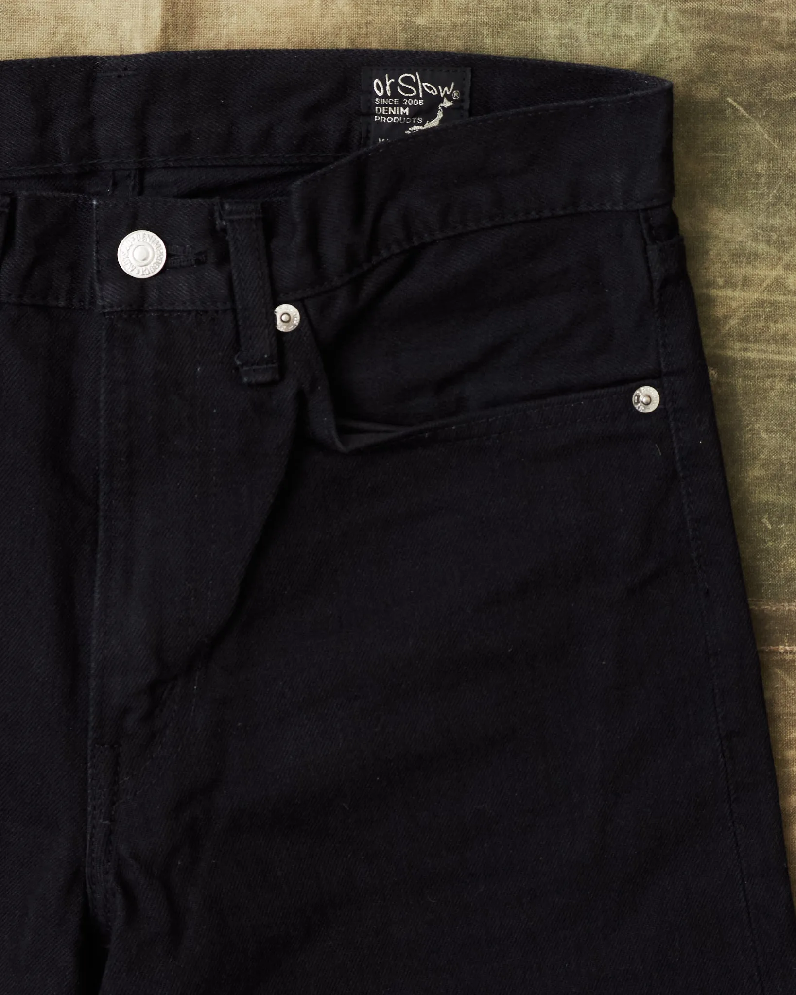 Second Hand OrSlow 107 Slim Fit Jeans Black EU XS / JPN 1