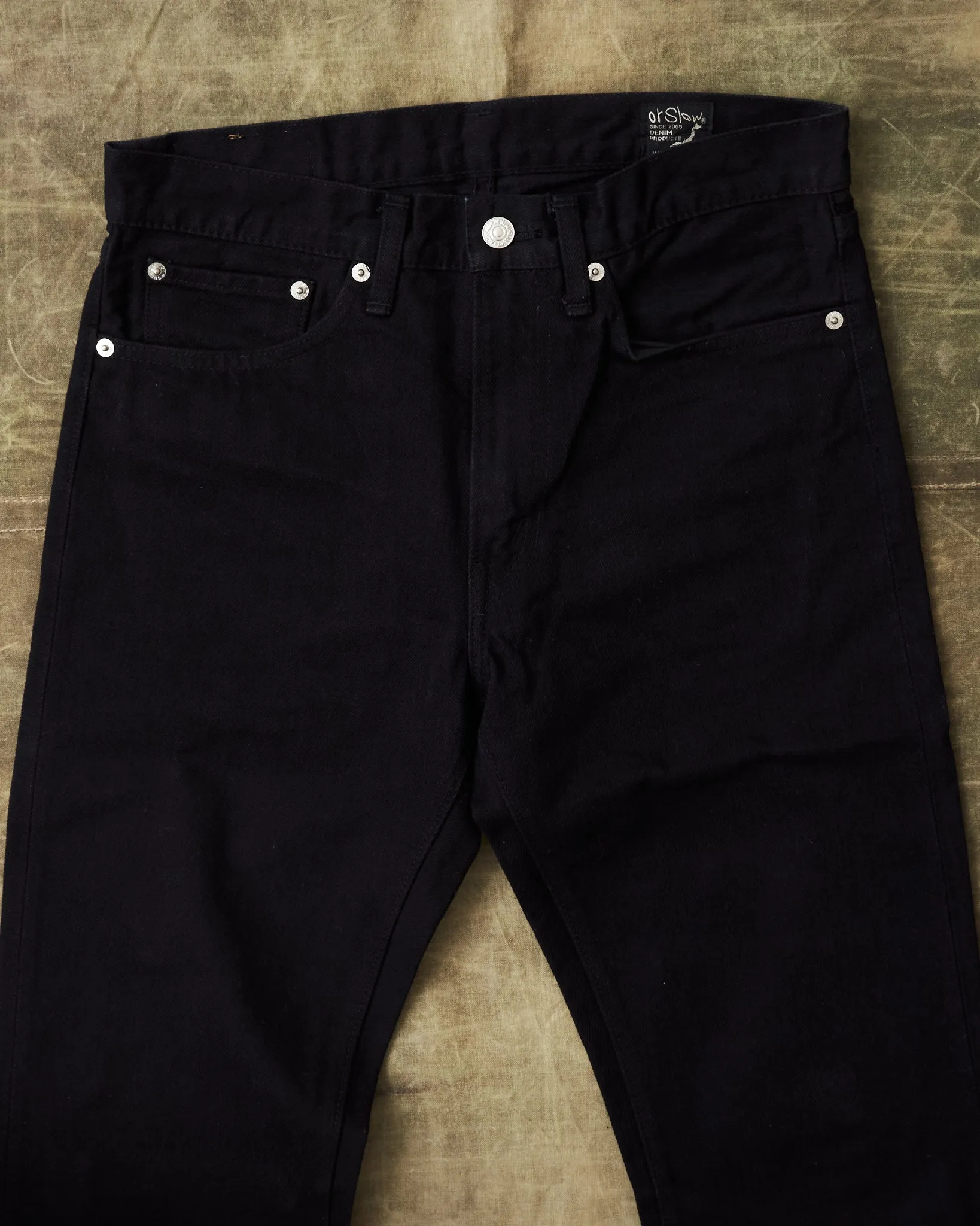 Second Hand OrSlow 107 Slim Fit Jeans Black EU XS / JPN 1