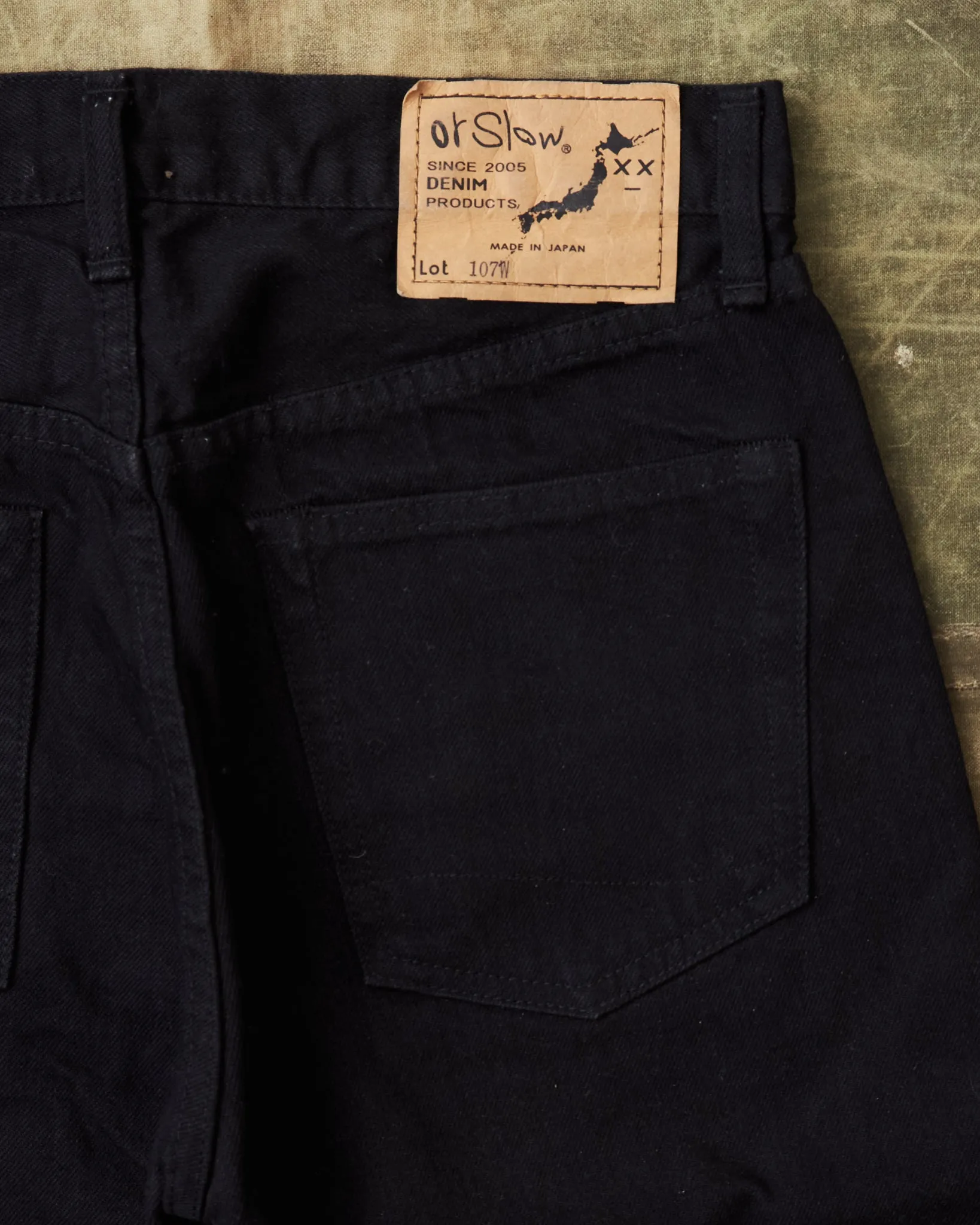 Second Hand OrSlow 107 Slim Fit Jeans Black EU XS / JPN 1