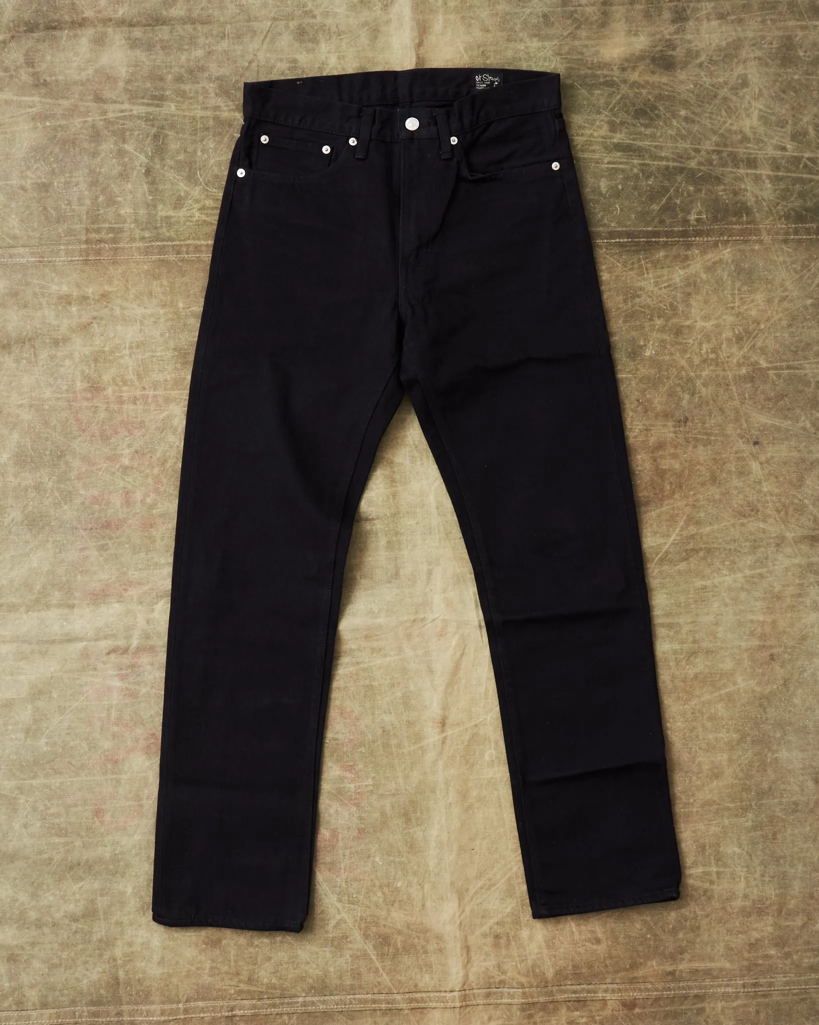 Second Hand OrSlow 107 Slim Fit Jeans Black EU XS / JPN 1