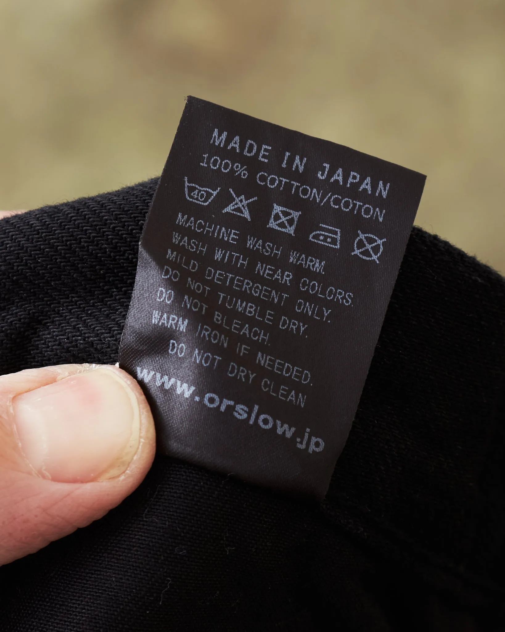 Second Hand OrSlow 107 Slim Fit Jeans Black EU XS / JPN 1