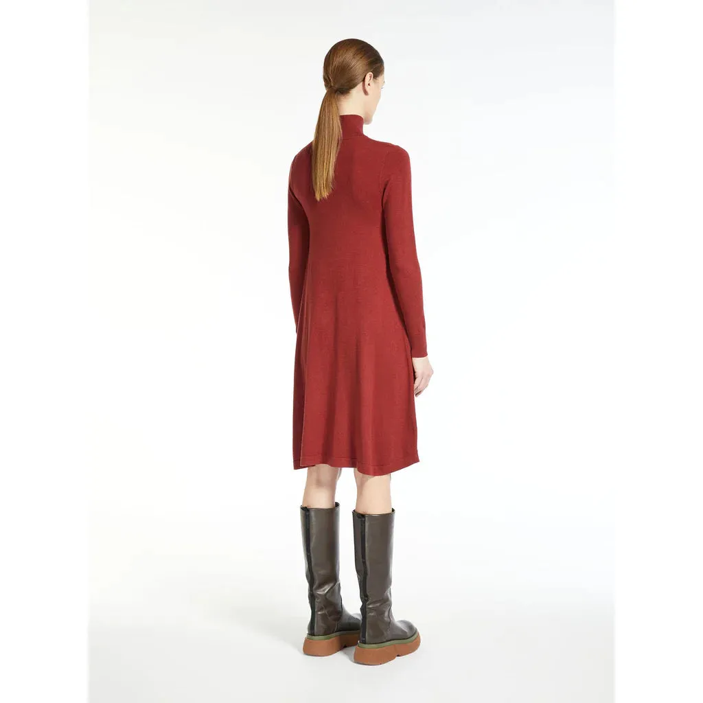 Sesia A Line Turtleneck Dress