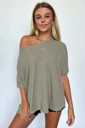 Shaina Oversized Thermal Knit Top - FINAL SALE