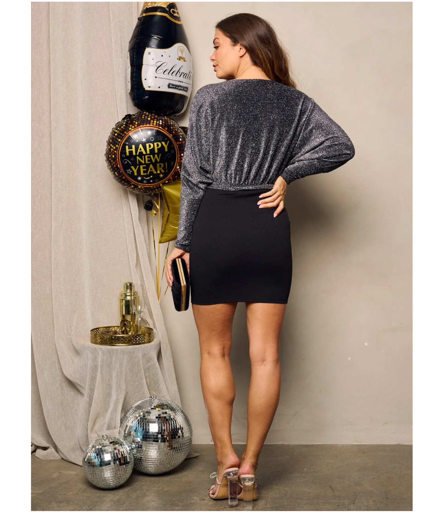 Shimmer Bodycon Dress