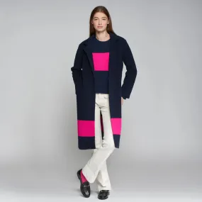 Siena Coat - Marino/Pink
