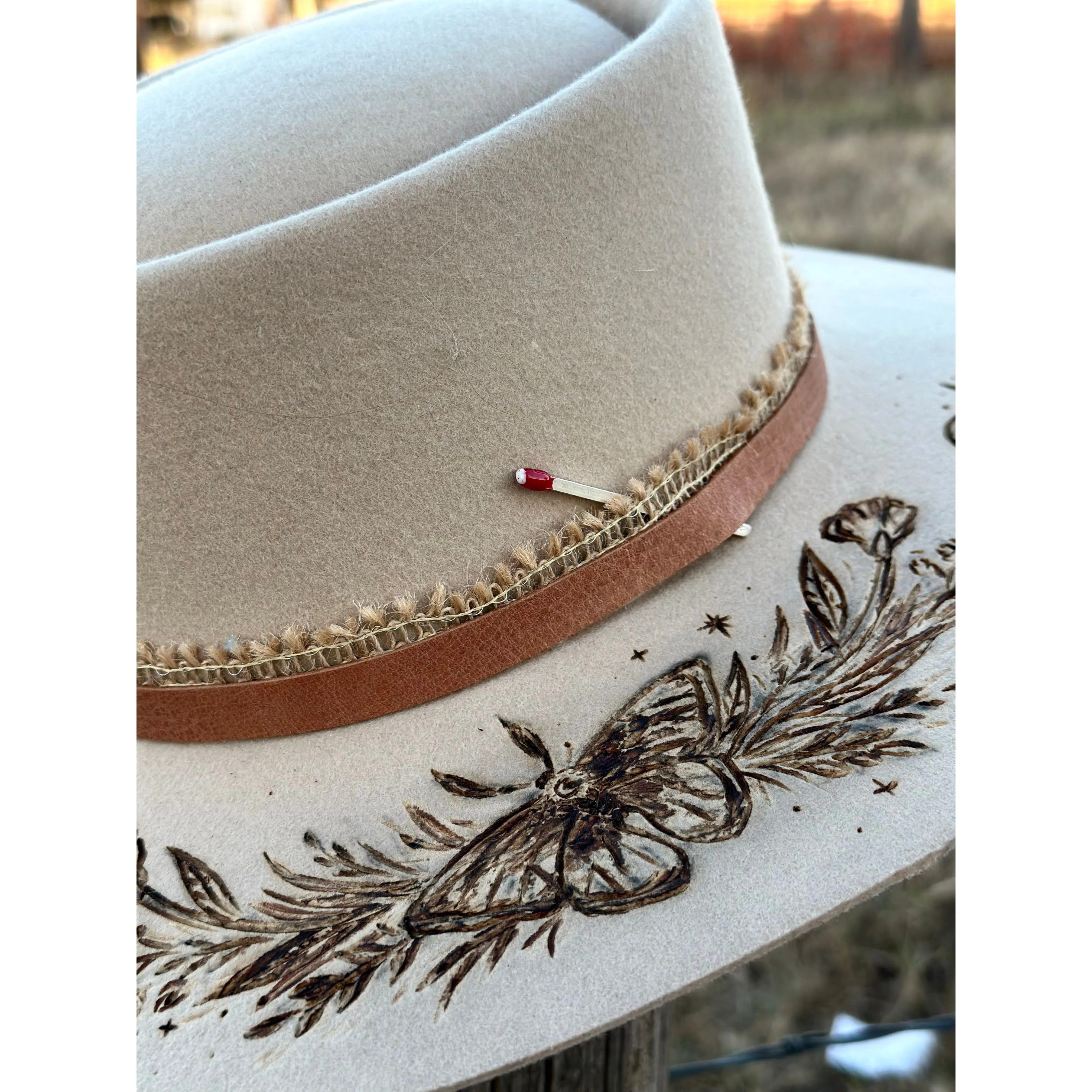 Sterling Cowboy Matchstick