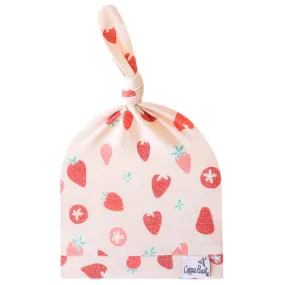 Strawberry Top Knot Hat 5-18 Months