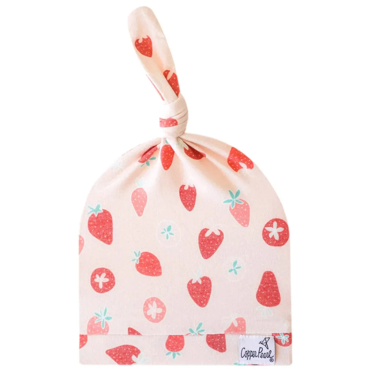 Strawberry Top Knot Hat 5-18 Months