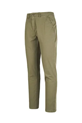 Stretch Printed Cotton Chino Trousers