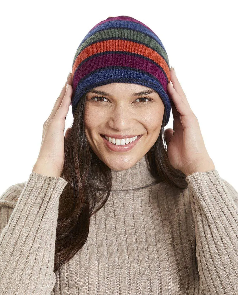 Striper Multicolor Cashmere Hat