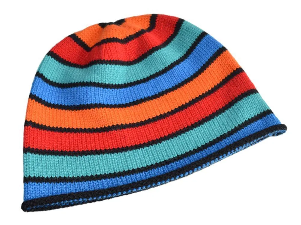 Striper Multicolor Cashmere Hat