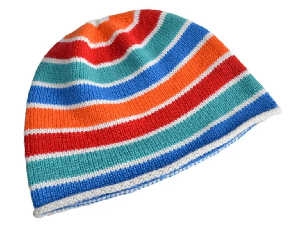 Striper Multicolor Cashmere Hat