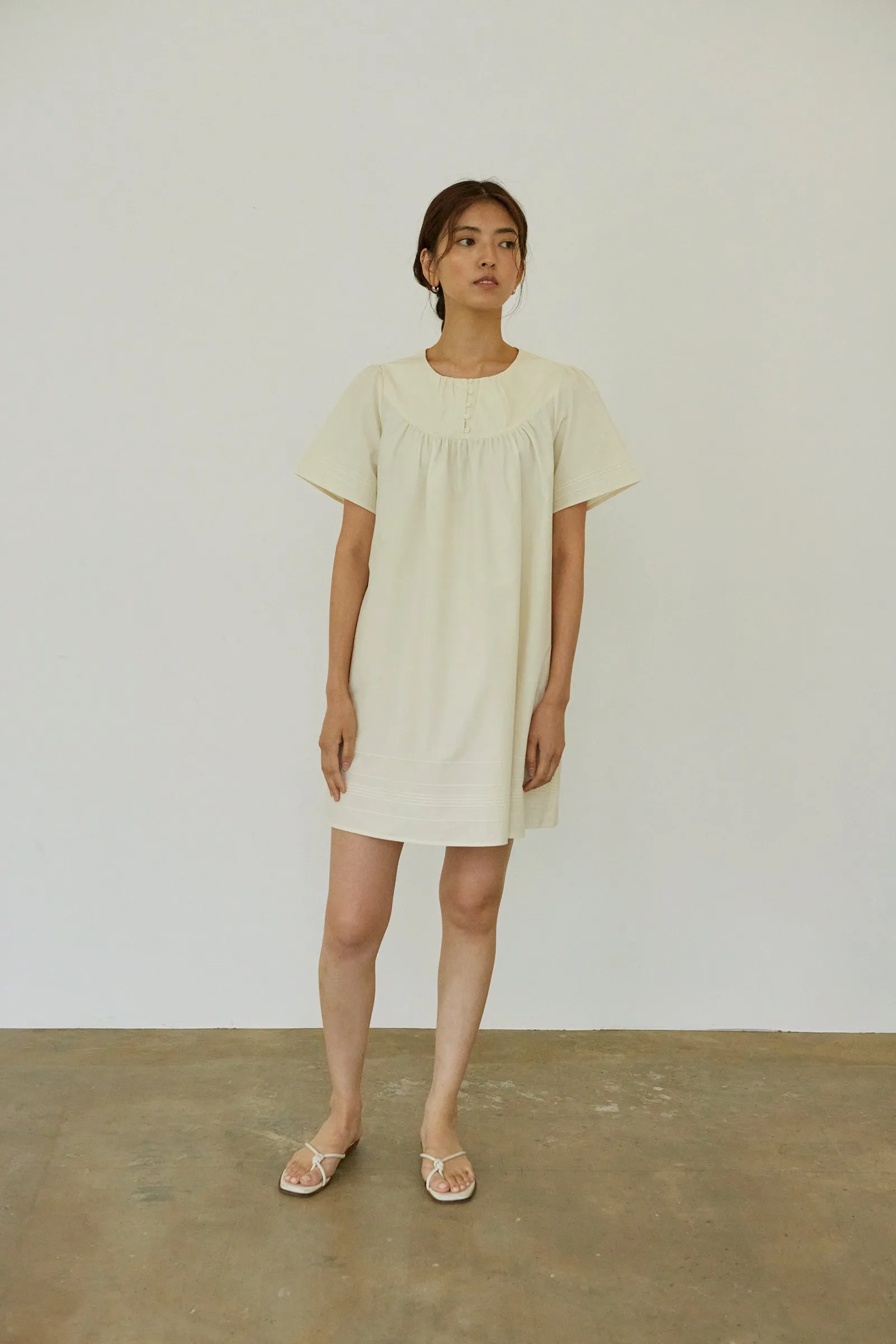 Teacake Dress -- Crisp Cotton