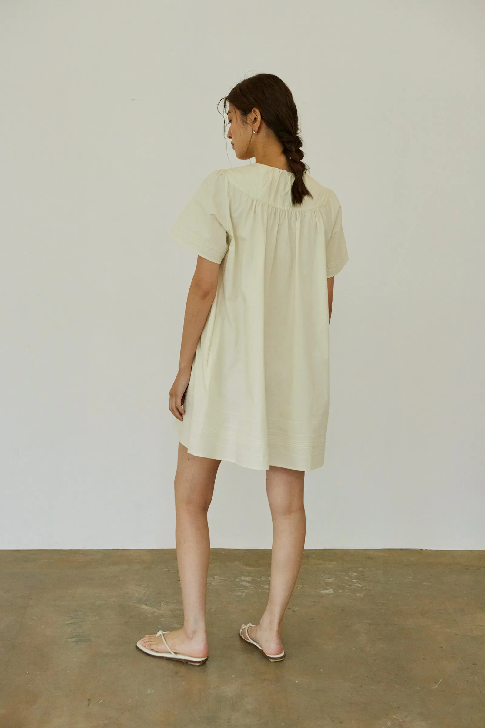 Teacake Dress -- Crisp Cotton