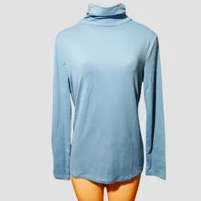 Teal Mock Turtleneck Sweater