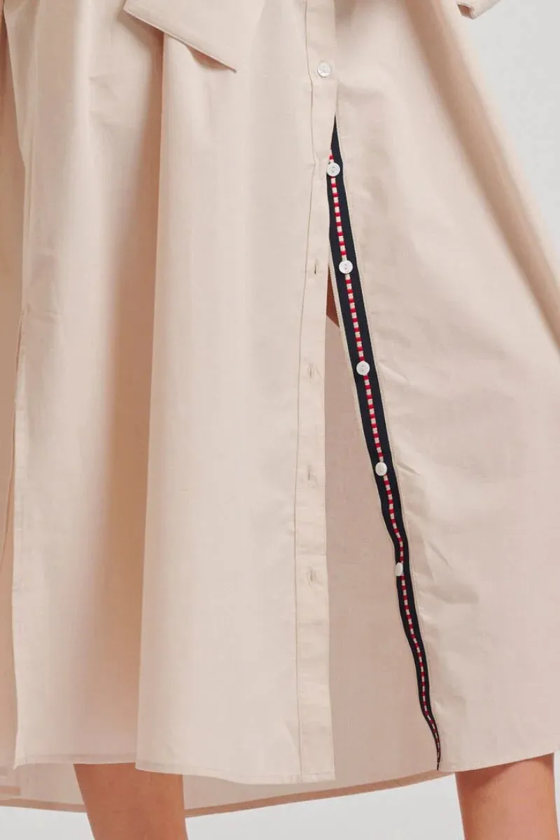 The Pippa Oversized Cotton Longline Dress