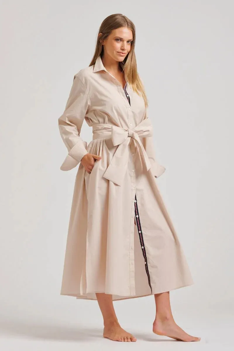 The Pippa Oversized Cotton Longline Dress