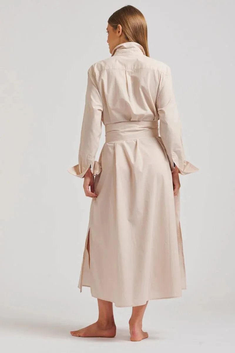 The Pippa Oversized Cotton Longline Dress