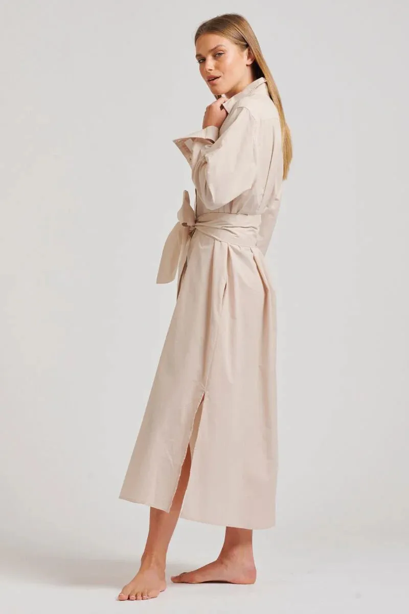 The Pippa Oversized Cotton Longline Dress