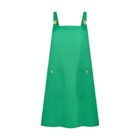 THE STROMBUS SHIFT DRESS-KELLY GREEN