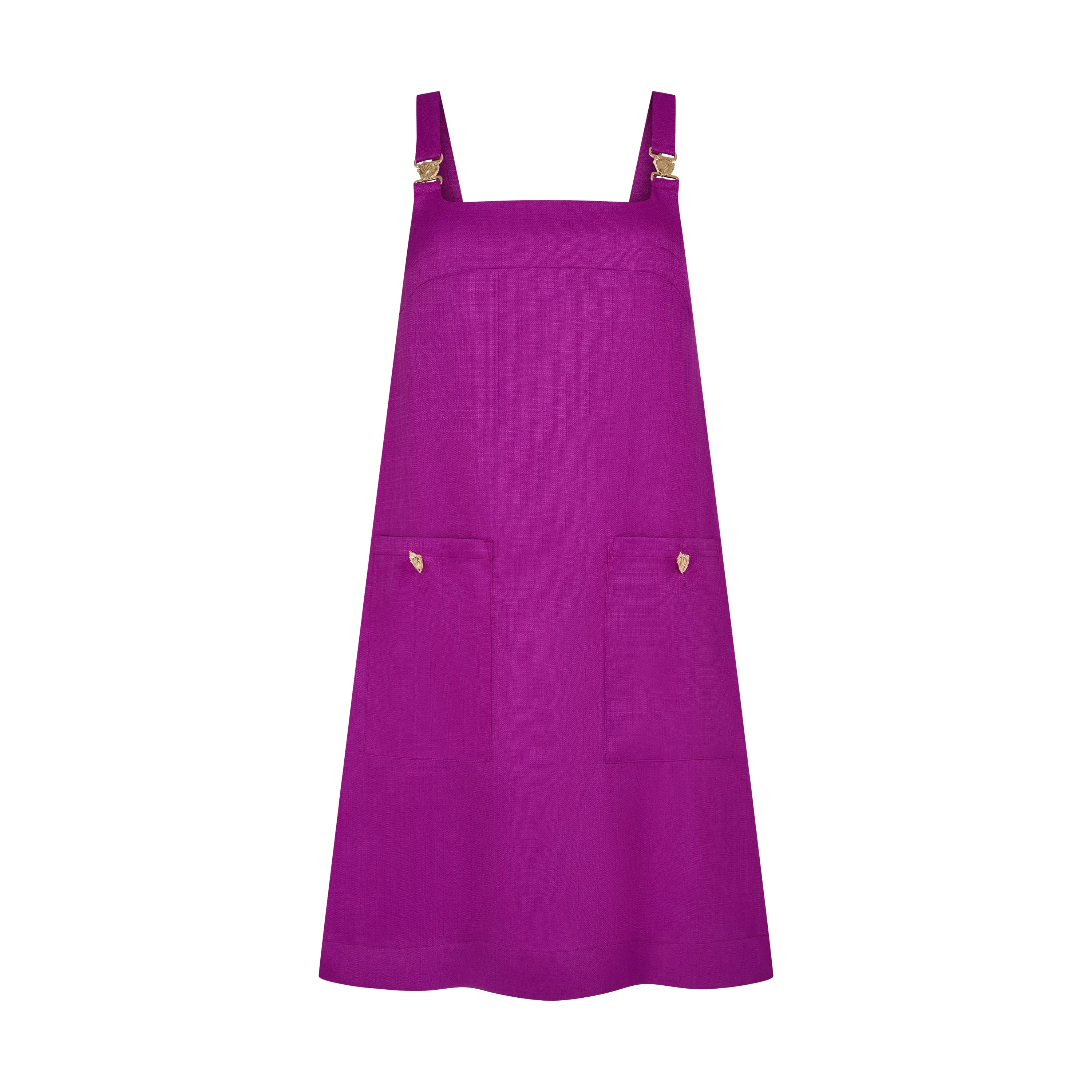 THE STROMBUS SHIFT DRESS-PURPLE