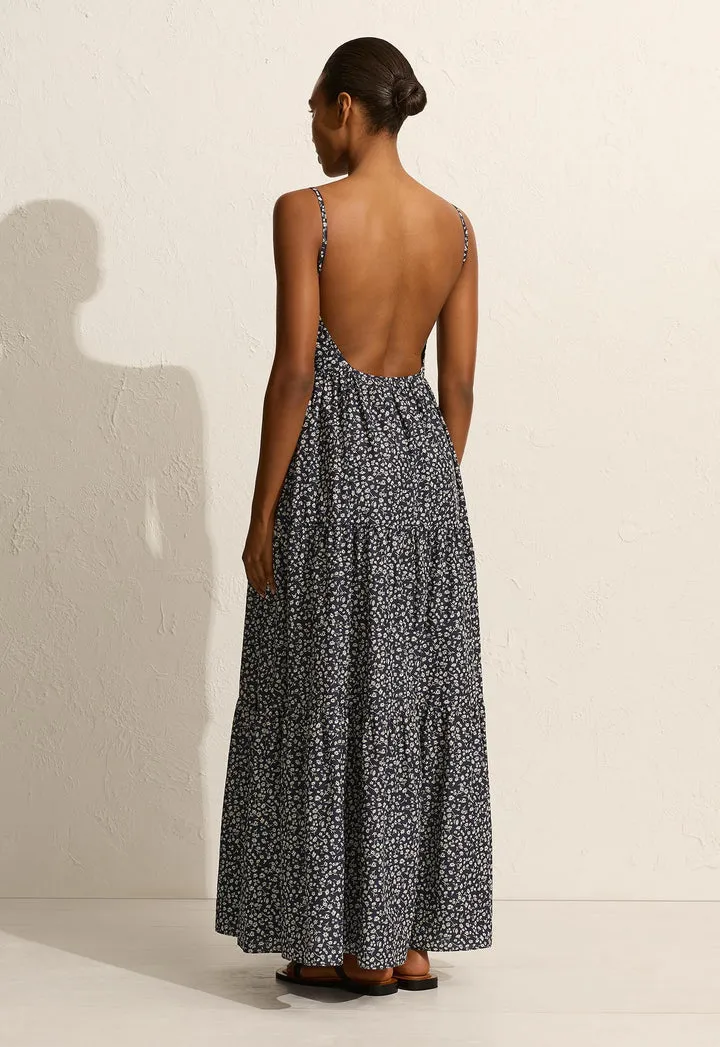 TIERED LOW BACK SUNDRESS - DANDELION