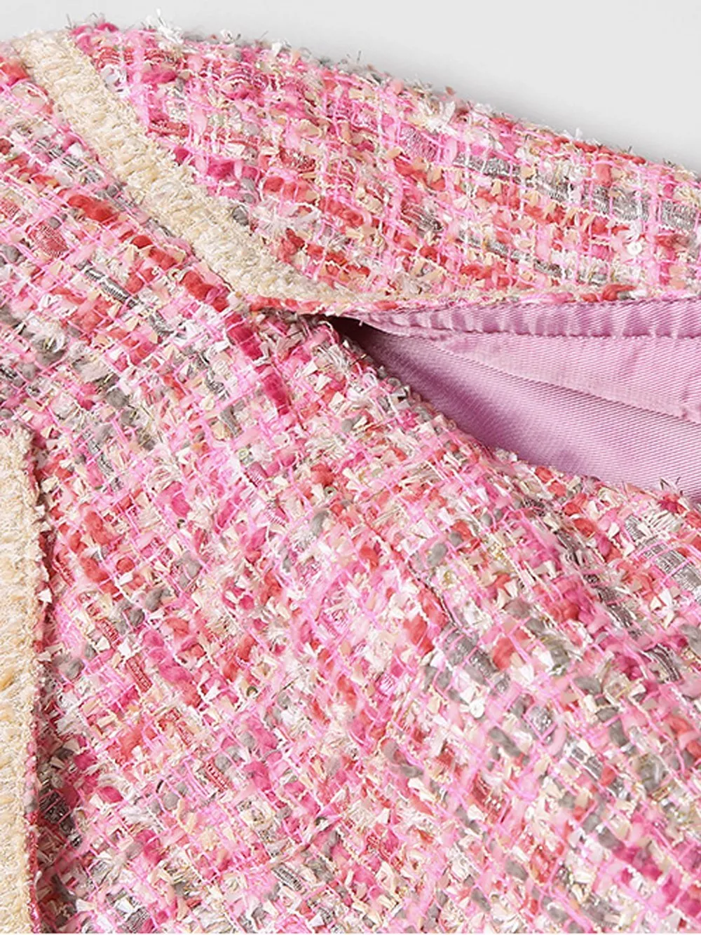 Tweed Cloak Woolen Coat