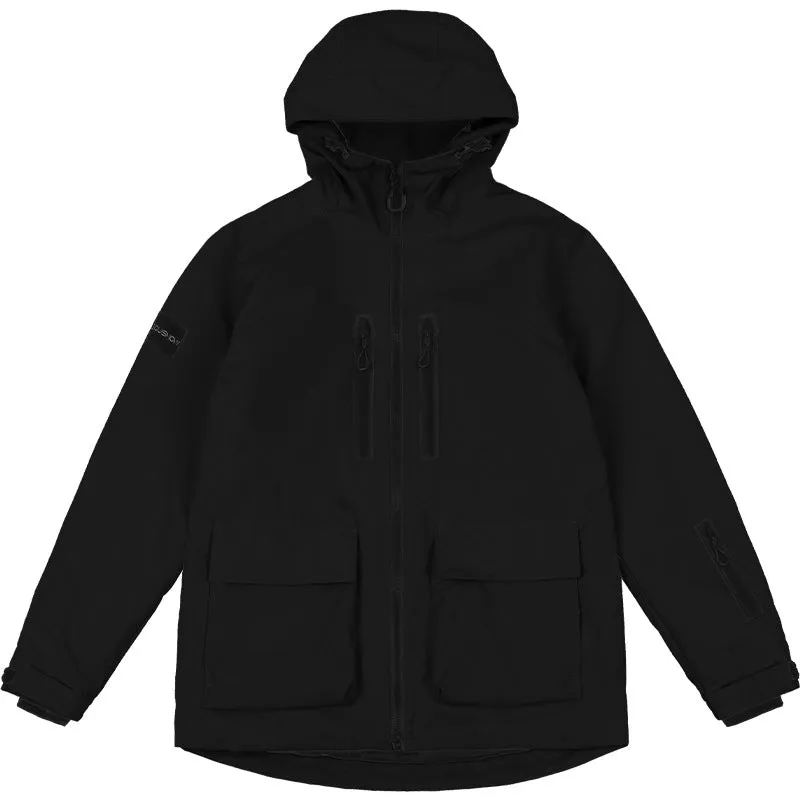 Unisex Outdoor Insulated Snow Jacket Hooded Ski Clothes