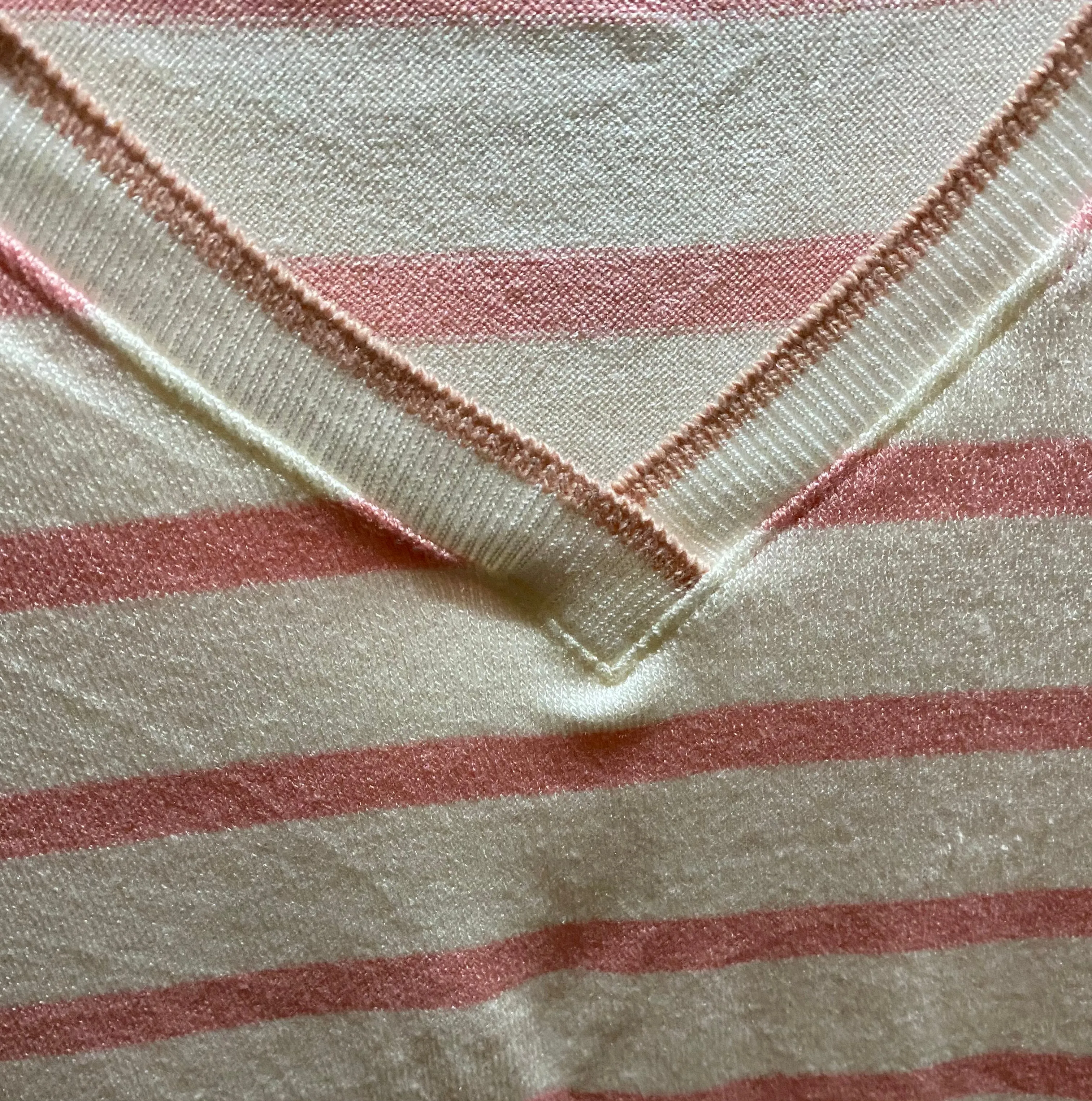 V-Neck Stripe Long Sleeved Top (3 Colours)