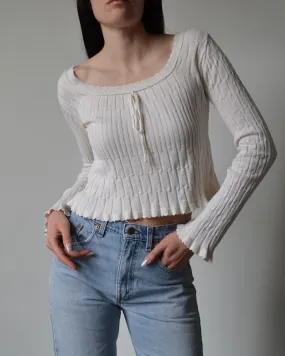 Vintage Bell Sleeve Knit Top