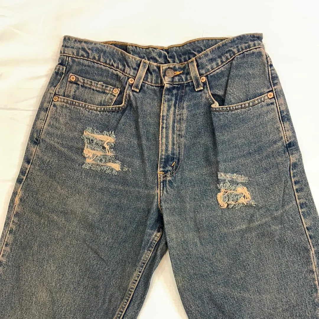 Vintage Levi’s 550 Distressed Denim Pants - 32in
