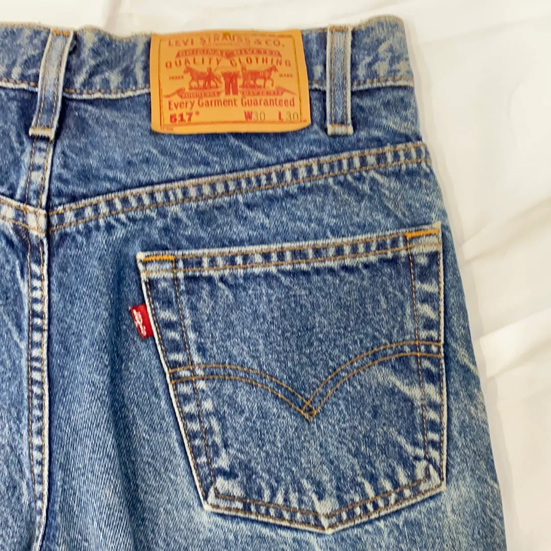 Vintage Levi’s Blue Faded 517 Denim Jeans - W30