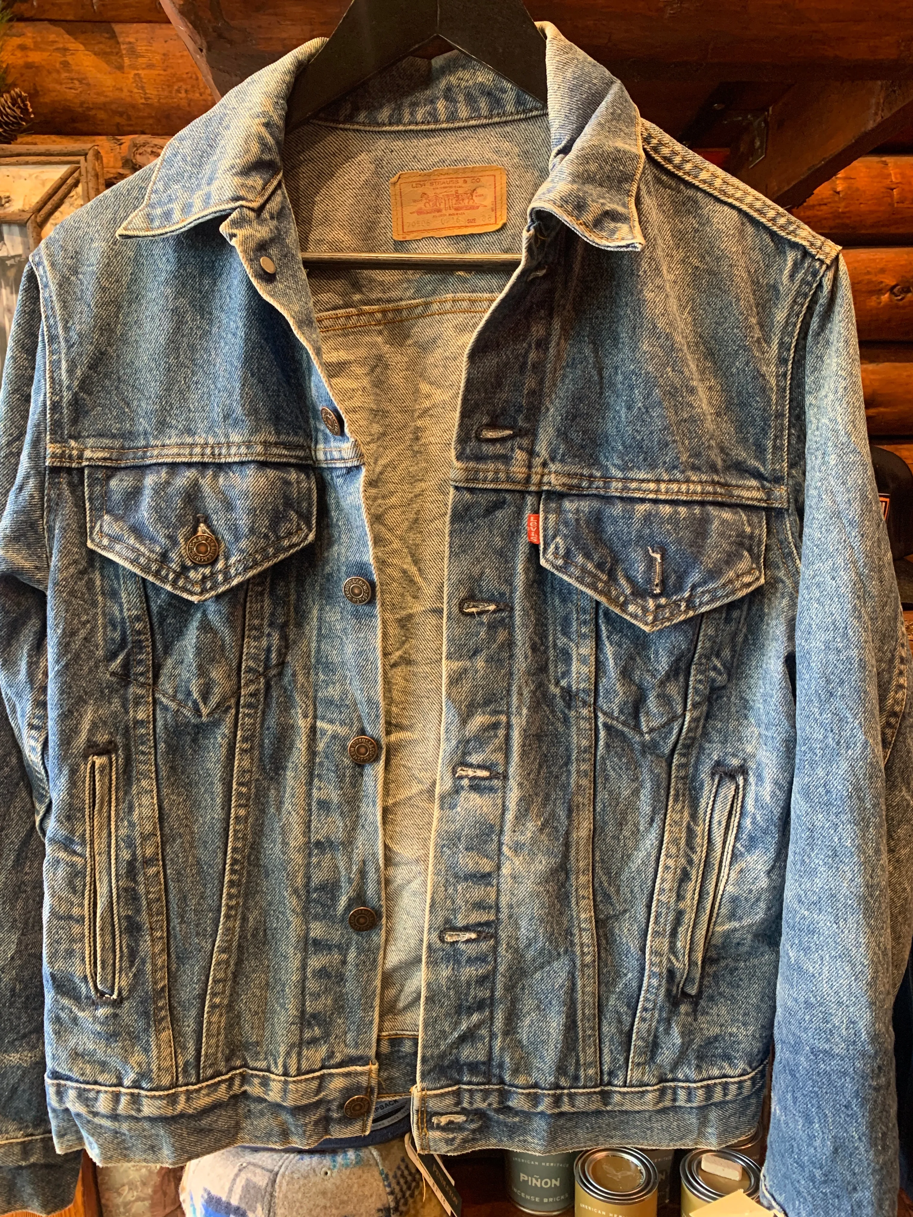 Vintage Levis Denim Jacket, 38 XS-S