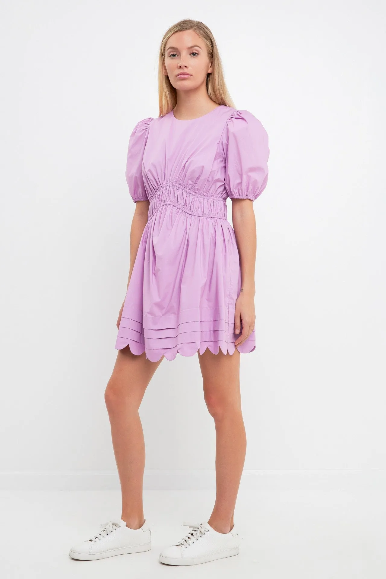 Vivienne Scallop Edge Dress