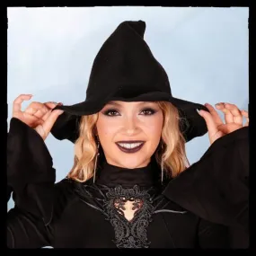 Witch Knit Hat - Black