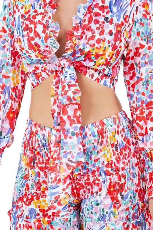 Women fashion Summer Pants Set