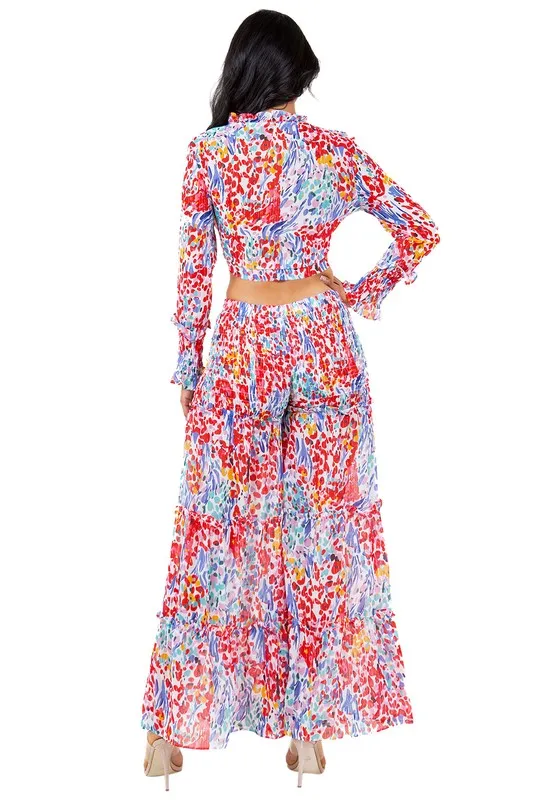 Women fashion Summer Pants Set