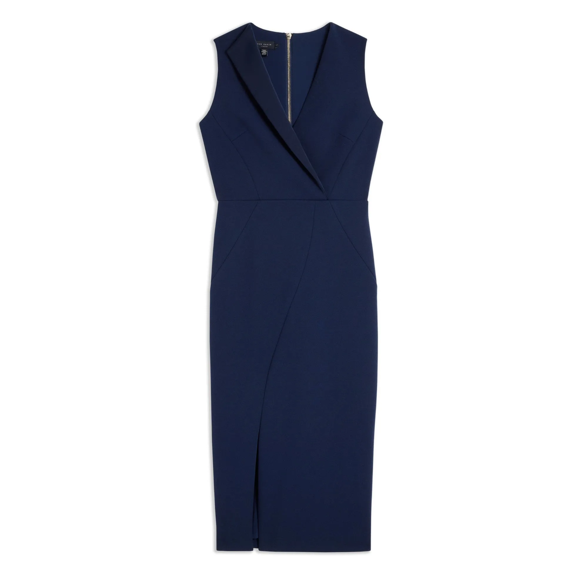 Women Wmd-Tilolah-Seam Detail Bodycon Dress - Dk-Navy