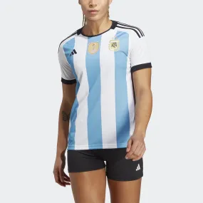 Women's adidas Argentina 2022 Home Jersey World Cup Winners