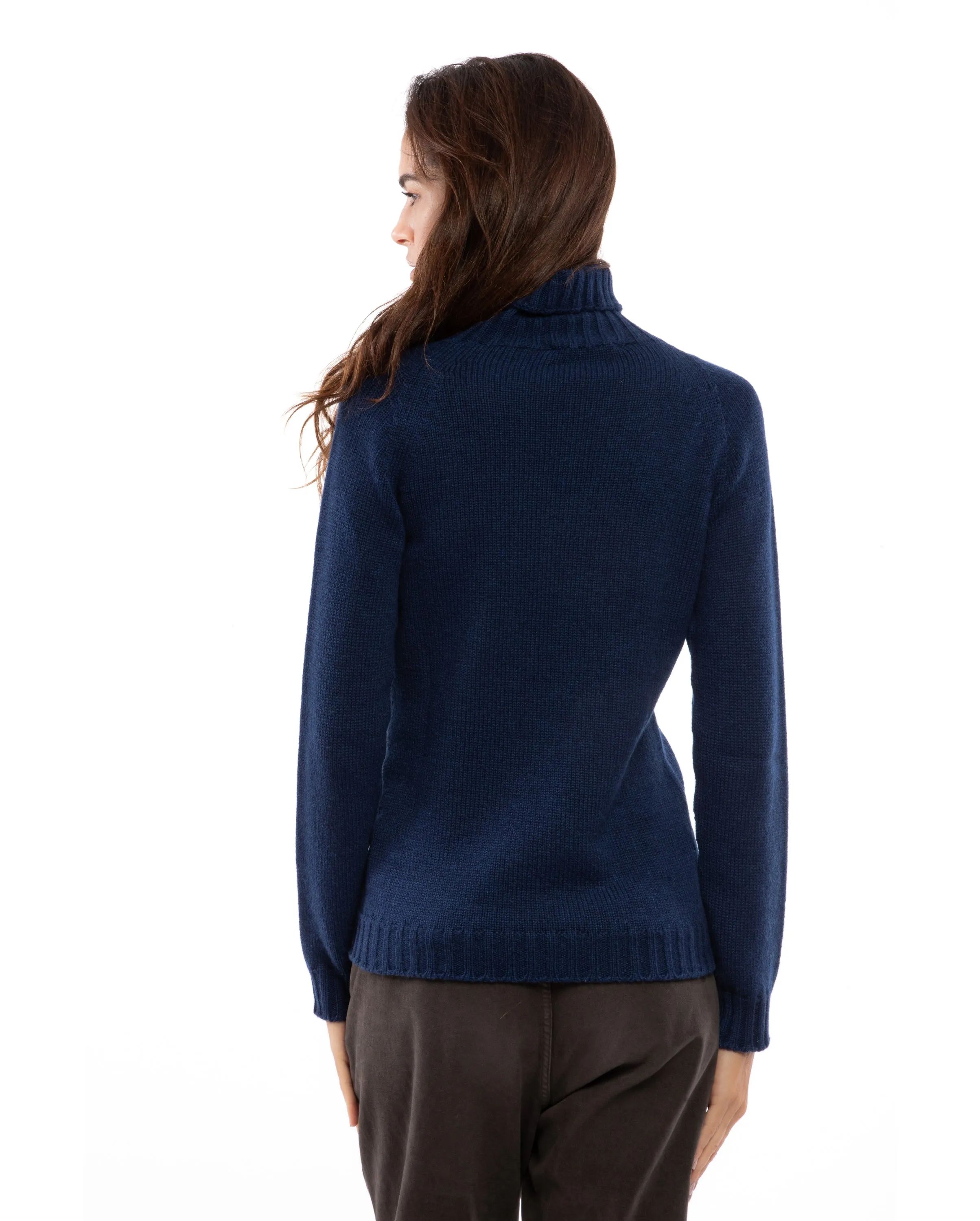 Women's Cashmere Raglan Sleeve Turtleneck Sweater Taupe