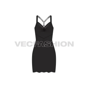 Women's Classic Black Cocktail Dress
